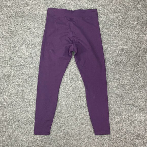 Fila Legging Womens S Small Grape Cotton Blend High Waist Pull On Skinny Ankle - Picture 9 of 15